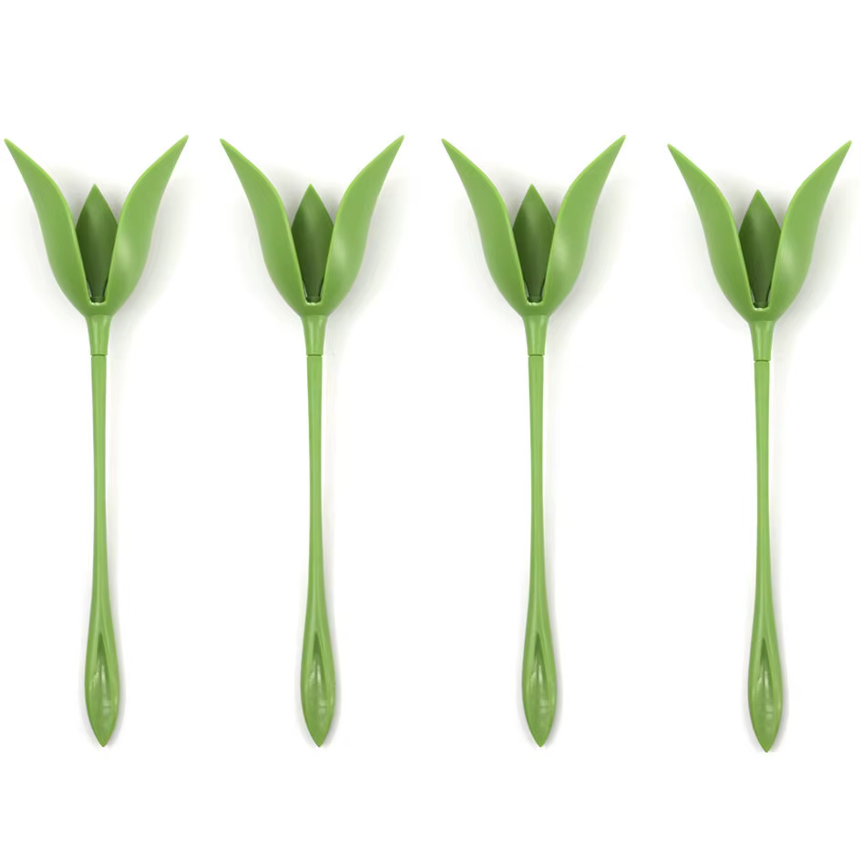 Porte-serviettes en forme de fleur, artisanat, outils d'origami, porte-serviettes en forme de tige d