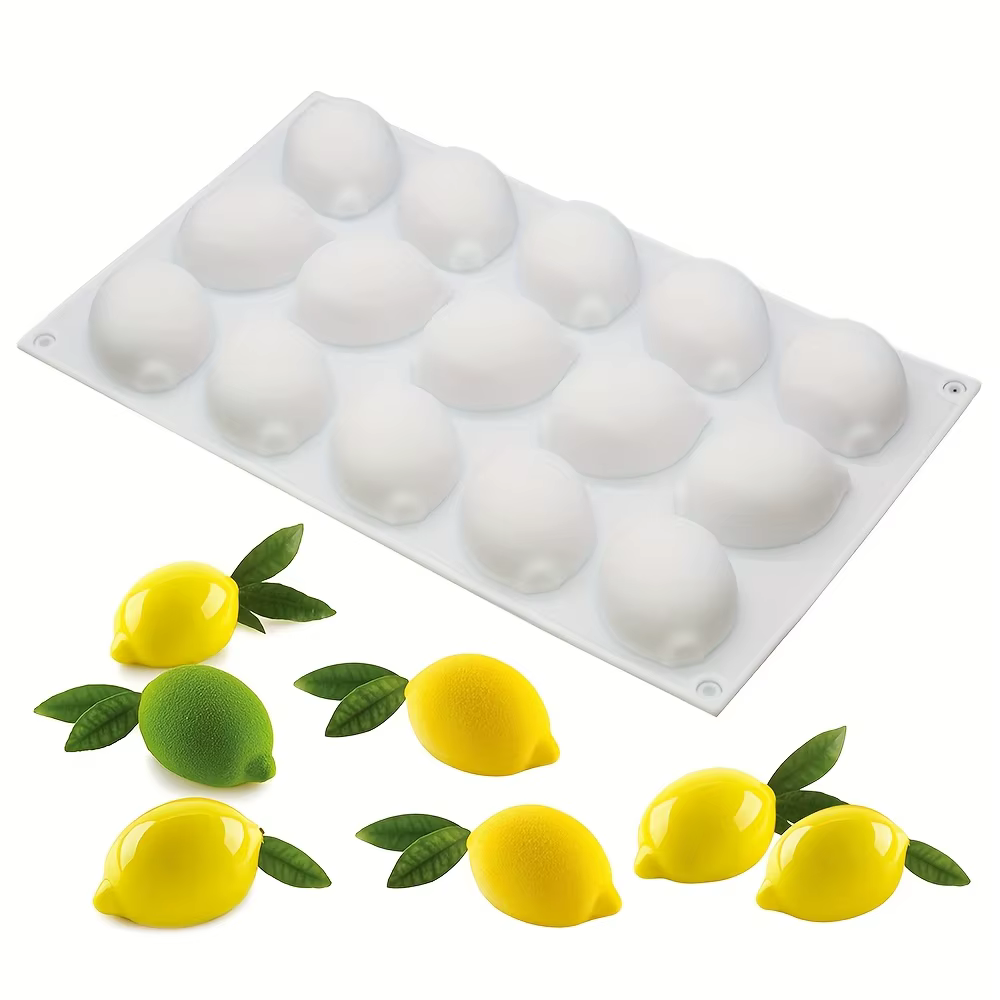 Moule à gâteau au citron à 1 cavité - Antiadhésif, résistant à la chaleur jusqu'à 446 °C ° F (230 ° 