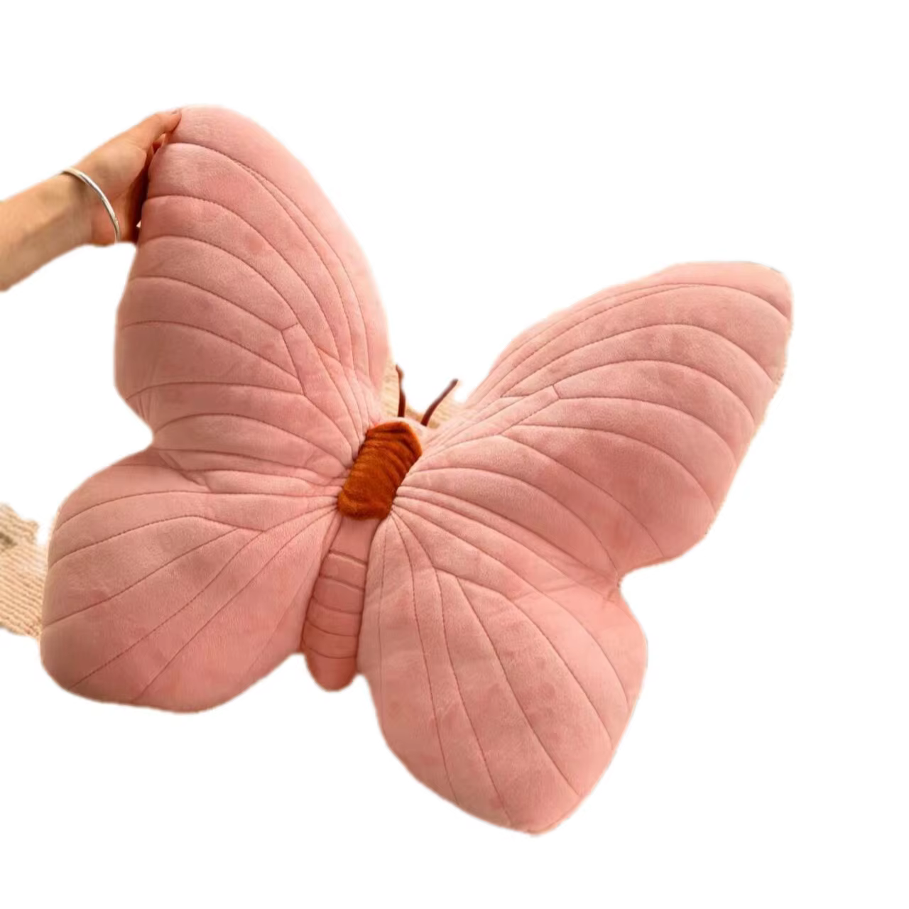 Oreiller papillon mignon Ins pour la décoration de la maison, oreiller extraterrestre créatif, tête 