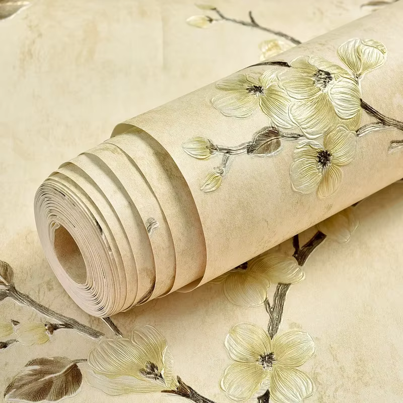 Papier peint vintage américain, décor de chambre à coucher, décor de salon, papier peint auto-adhési