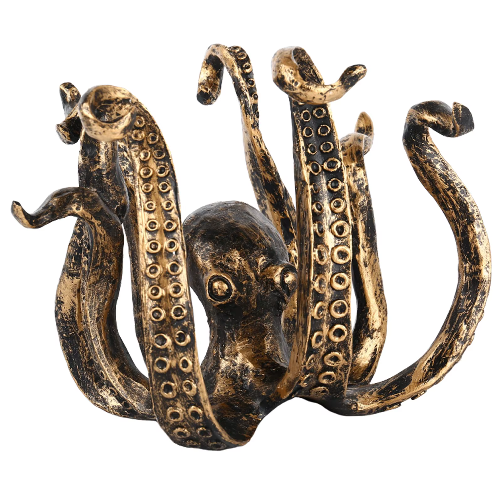 Porte-gobelet à café Octopus, surface polie lisse, ornement créatif pour cuisine, décor de salle à m
