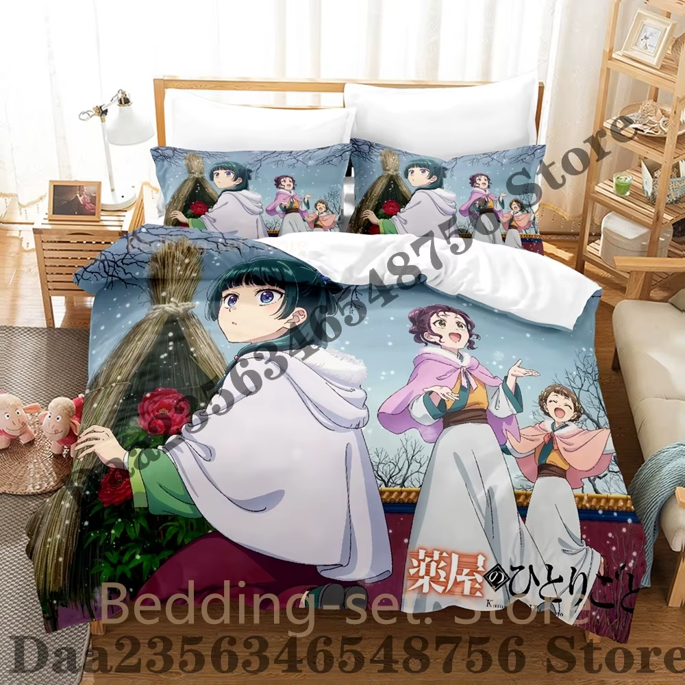 Ensemble de literie Kawaii The Apothecary Diaries, ensemble de literie simple, double, queen, king s