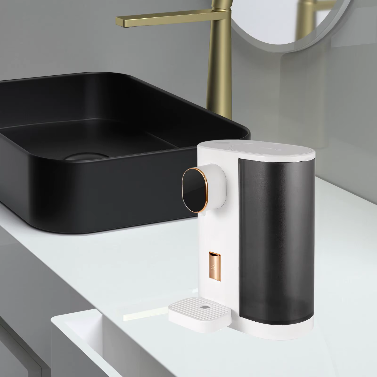 Distributeur automatique de bain de bouche pour salle de bain, accessoires de salle de bains, Machin