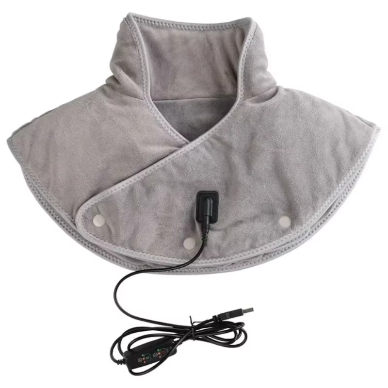 Coussin chauffant électrique pour le cou et les épaules, châle d'hiver, couverture chauffante rapide