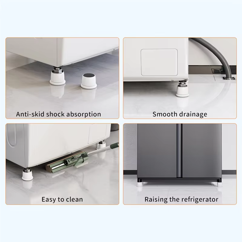 HLZS-Anti Vibration Pads Slipstop Silencieux Skid Raiser Mat Universel Pare-chocs Meubles De Maison 