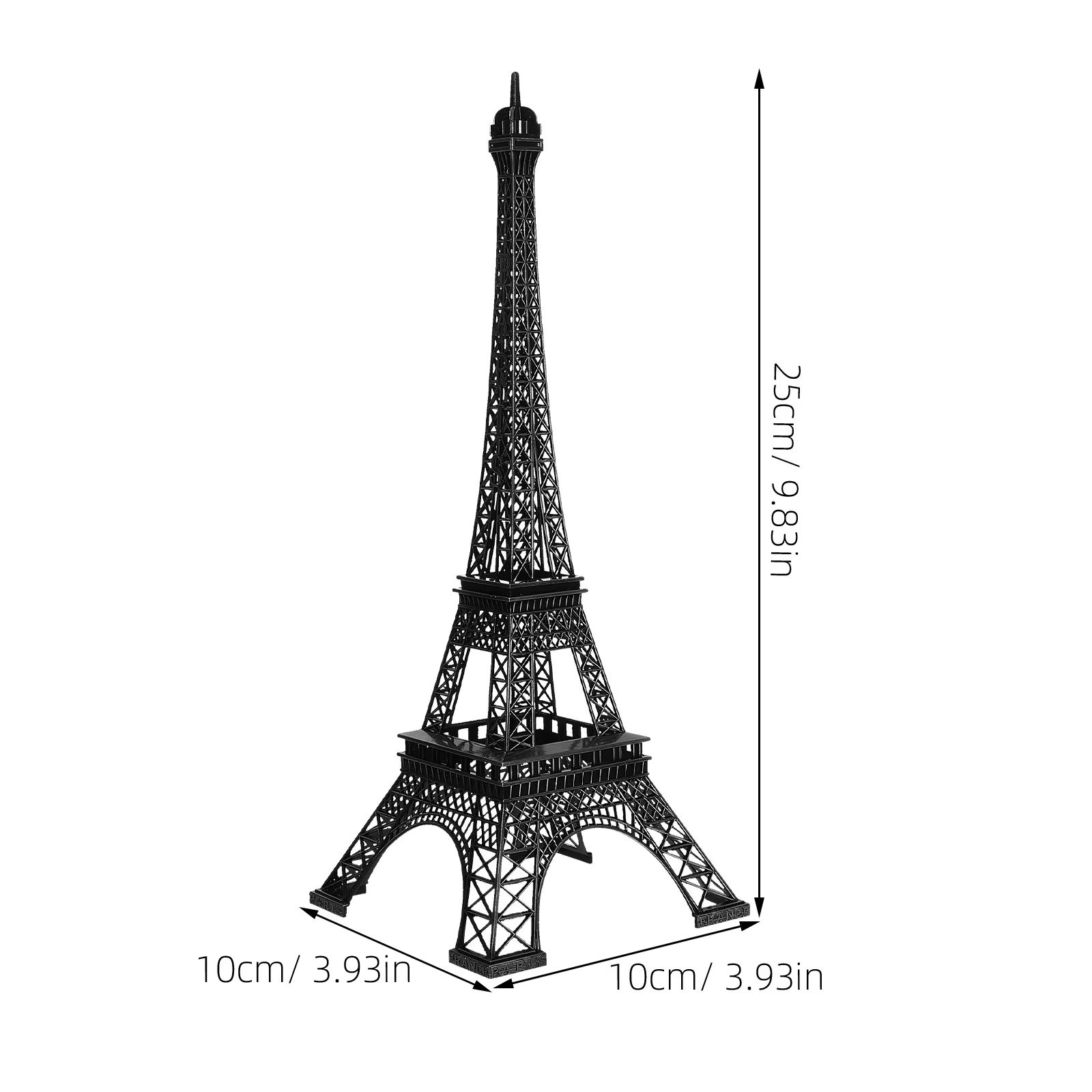 Statue de la Tour Eiffel en alliage métallique, décoration pour salon, chambre à coucher, bibliothèq