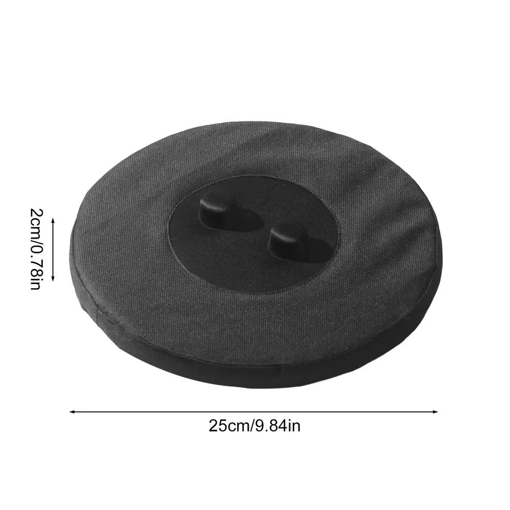 Coussin de tabouret télescopique, coussin de siège pliable rond épaissi confortable avec mousse à mé