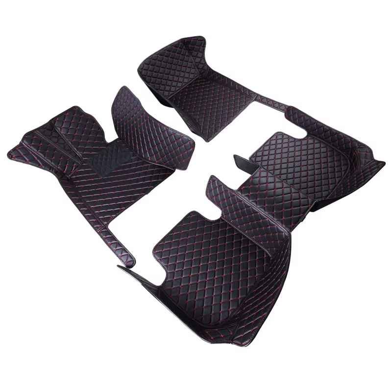 Tapis de sol de voiture en cuir personnalisé, accessoires intérieurs automatiques, Opel Grandland X 