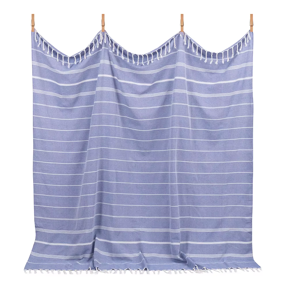 Grande serviette turque 200×200CM, design rayé, douce et absorbante, serviette de plage et de bain a