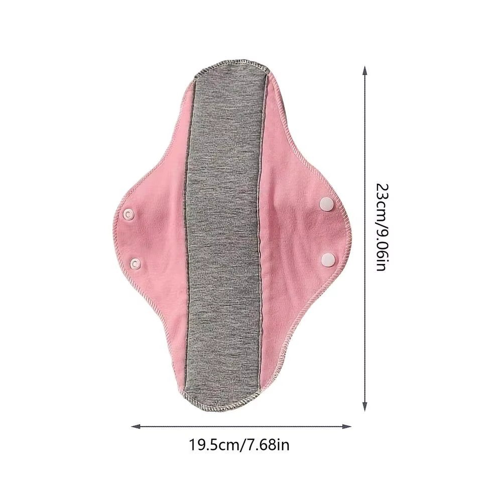 6 serviettes hygiéniques réutilisables pour femmes, imperméables, douces, absorbantes, pour personne