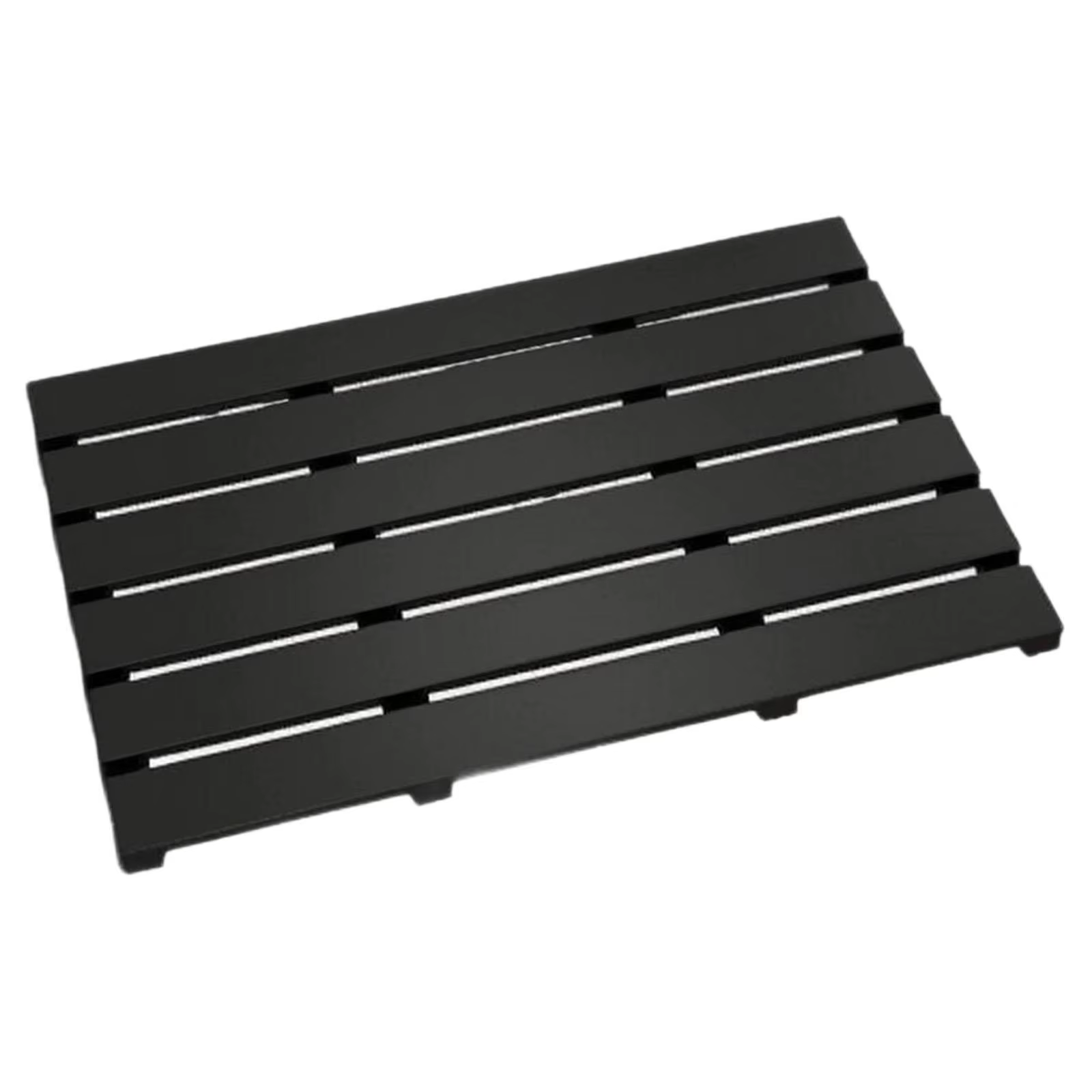 Tapis de bain en bois de bambou, antidérapant, imperméable, séchage rapide, pour salle de bain, toil