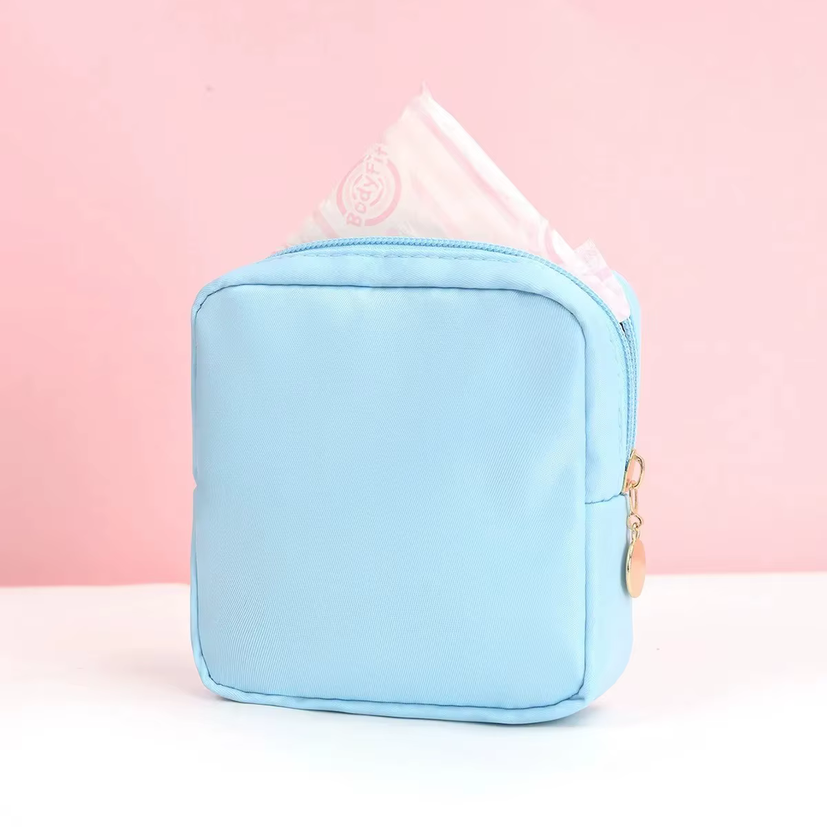 Sac de rangement pour serviettes hygiéniques, petit sac menstruel portable, organiseur de serviettes