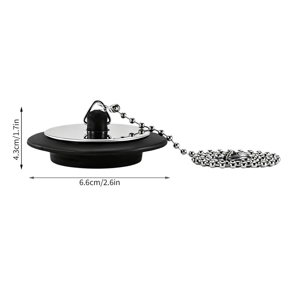 Bouchon de vidange étanche pour lavabo de salle de bain, avec joint hermétique, pour cuisine et sall