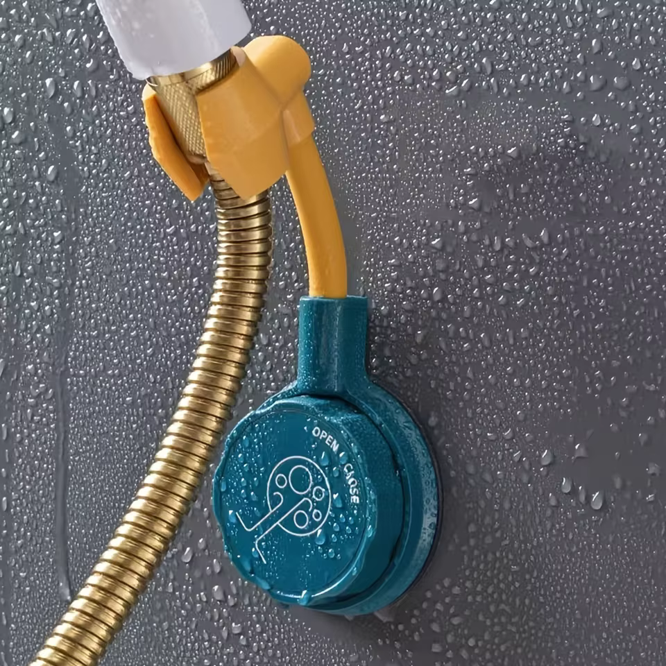 1 pommeau de douche pour salle de bain sans support de fixation par perçage, support de pommeau de d