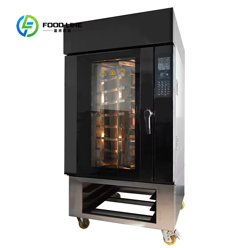 Four à convection électrique rotatif multifonctionnel personnalisé pour restaurant, boulangerie, caf