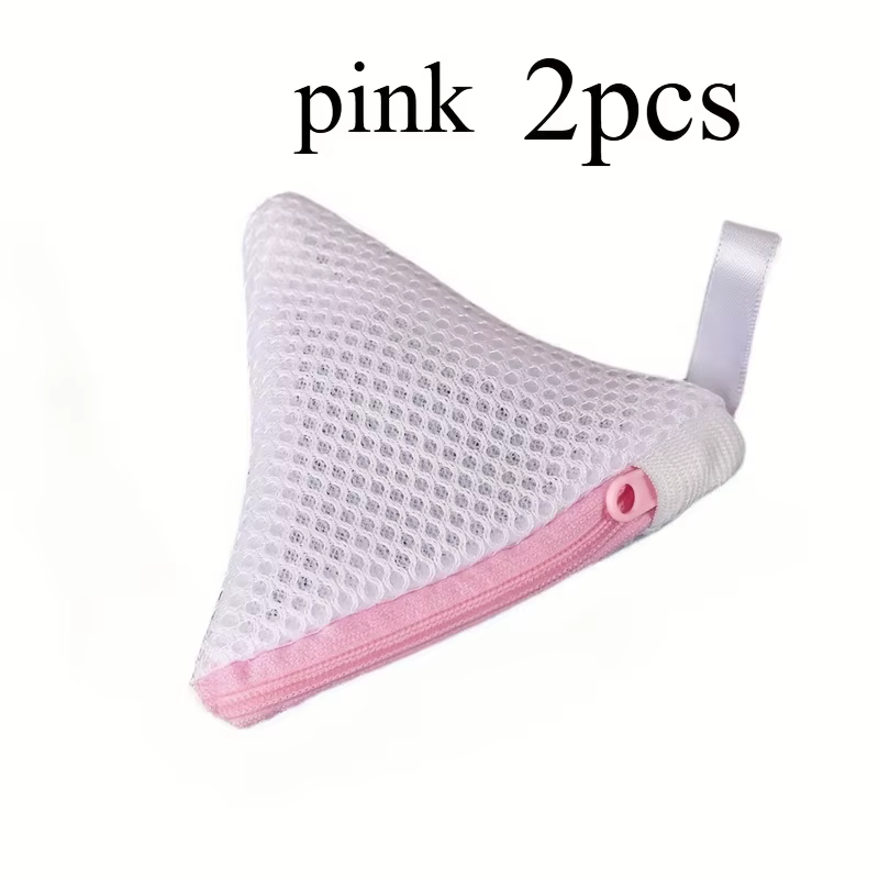 Sacs de rangement pour chaussettes à linge et petits articles, 2 pièces, avec fermeture à glissière,