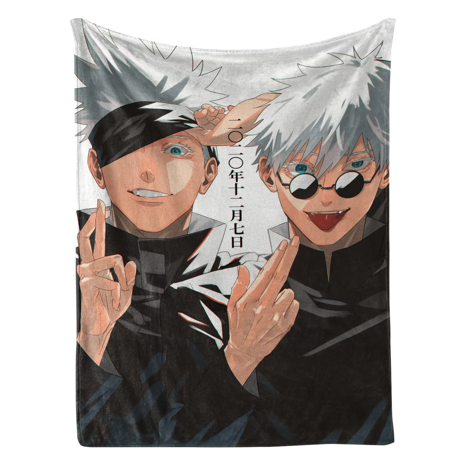 Couverture en flanelle à motif animé – Jeter carré doux à impression numérique pour canapé/lit/voyag