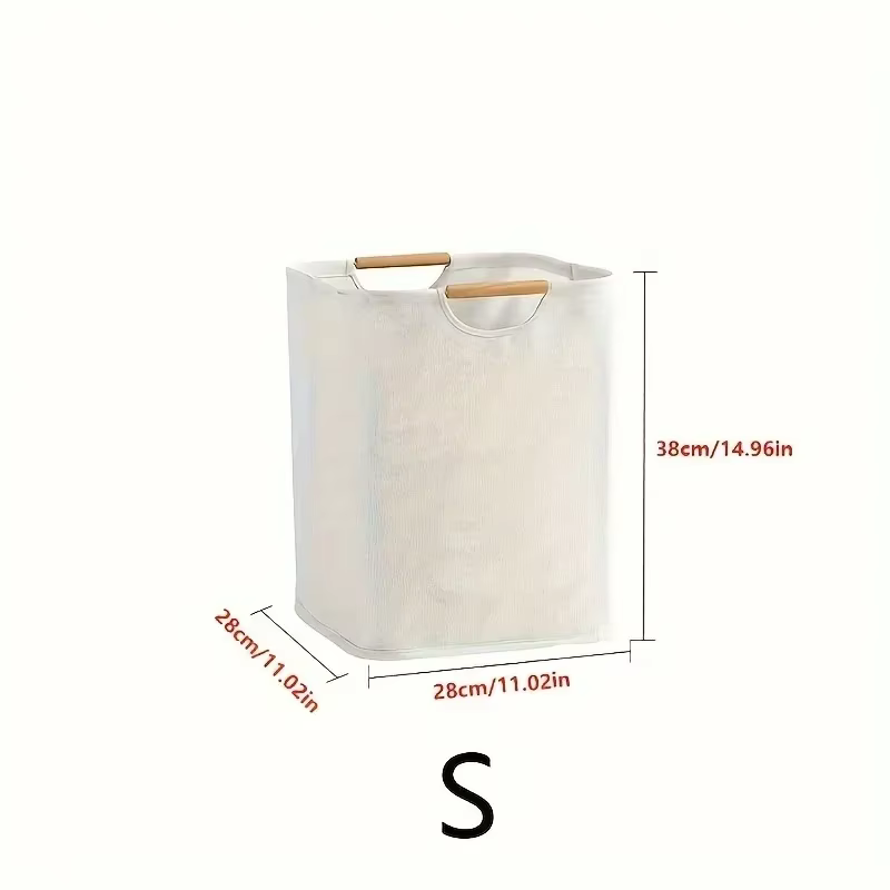 Panier à linge de grande capacité, pliable, avec poignée, pour vêtements sales, accessoires de salle