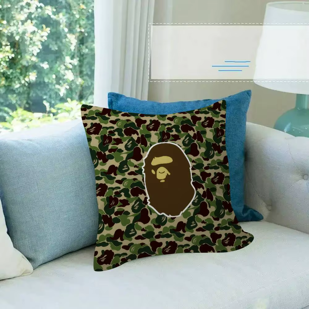 Housse de coussin 45x45 cm pour bureau, voiture, canapé, avec logo ApeS et motif Street a-a-A Bathin