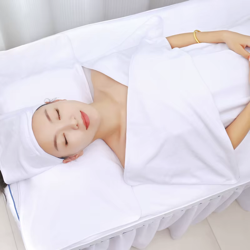 Ensemble de serviettes de luxe pour cheveux, visage, corps, salon esthétique, spa, cosmétiques, maqu