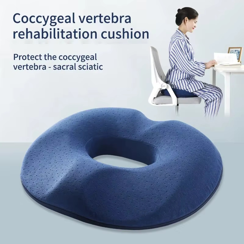 Coussin de siège de bureau en coton à mémoire de forme, coussin de décompression du CÔTÉ cyx masculi