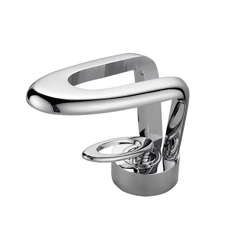 Robinet de lavabo de salle de bains doré/blanc, robinet de salle de bains noir en laiton, mitigeur d