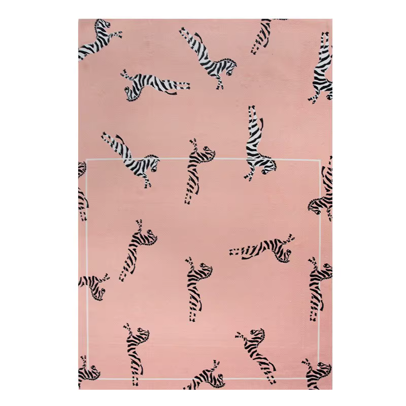 Tapis léger de luxe pour salon, Style moderne, en peluche, doux, imprimé léopard, antidérapant pour 