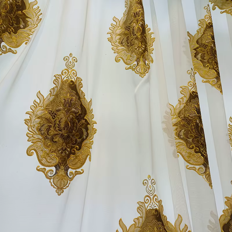 Rideaux en velours européens de taille personnalisée, palais fini de luxe, pour salon, Villa, chambr