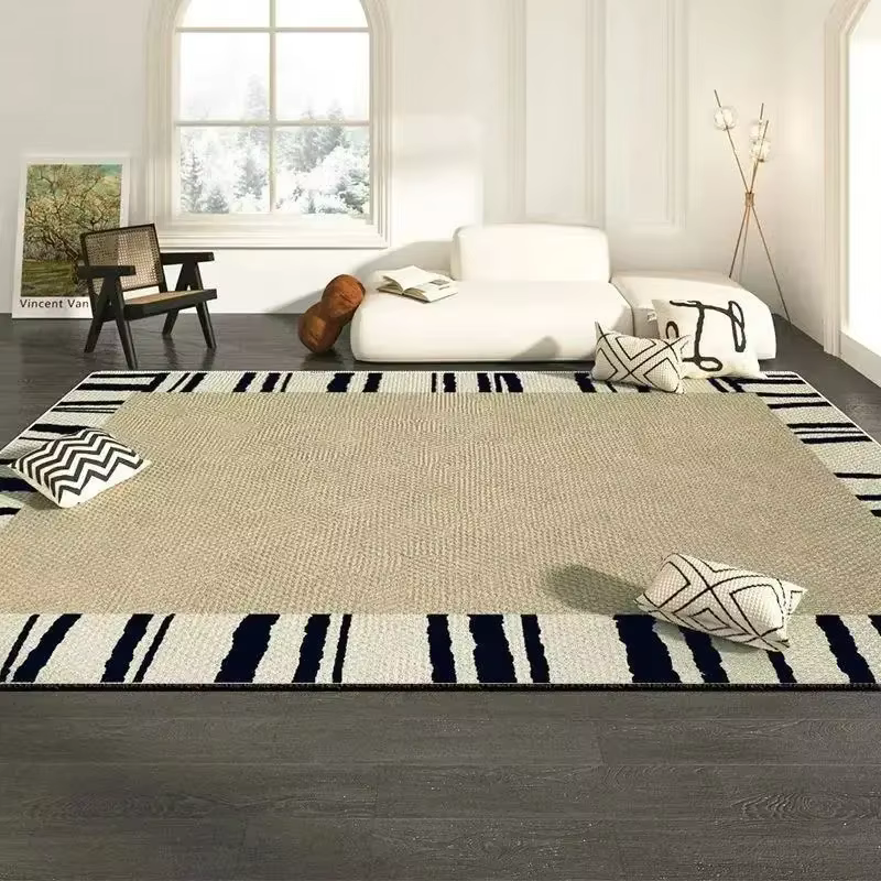 Tapis antidérapant Crystal Pys pour salon, grand canapé, tapis de table basse, sensation de qualité 
