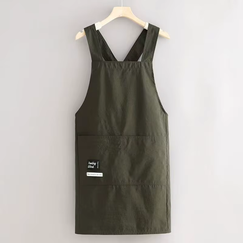 Nouveau coréen ménage cuisine adulte taille tablier imperméable résistant à l'huile cuisine Chef vêt