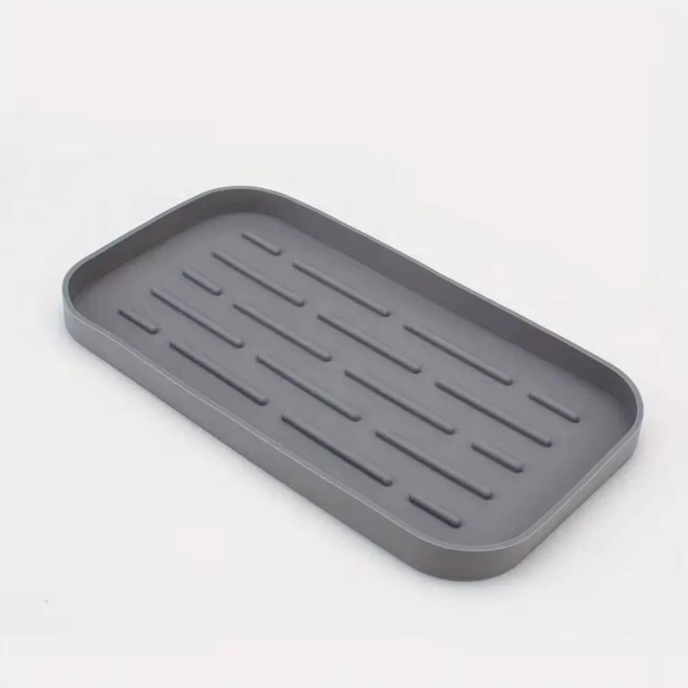 Plateau de vidange Flexible en Silicone, organisateur d'évier de cuisine, spécifications, partie Fle