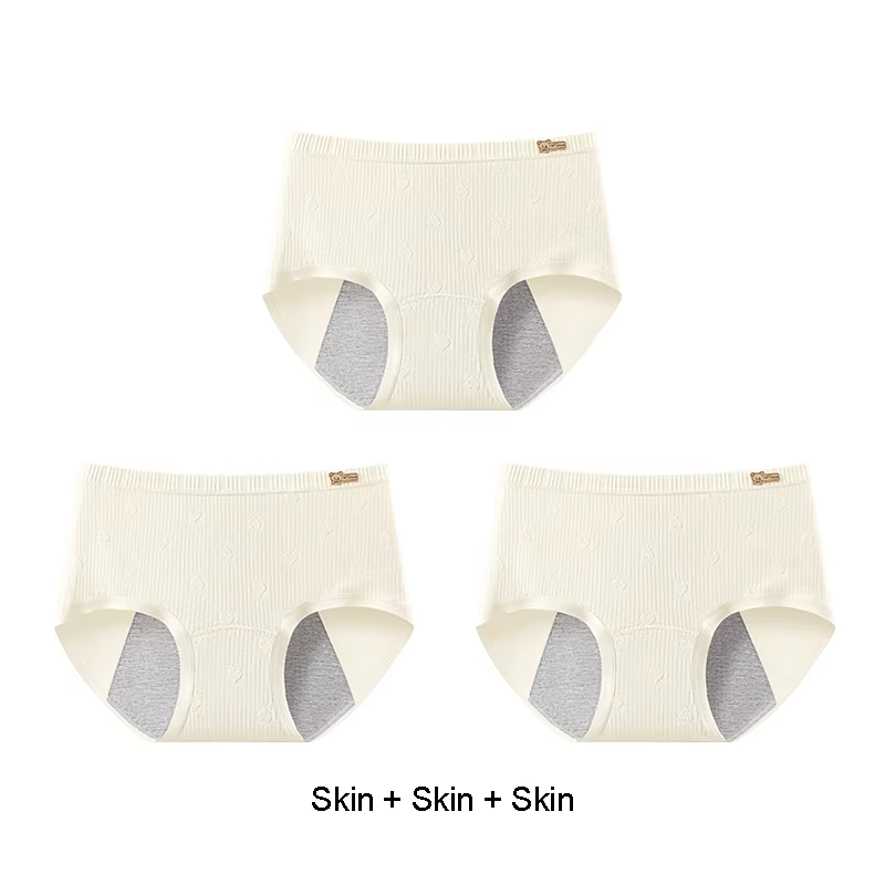 Slips culottes femmes respirant étanche Incontinence culotte triangulaire ensemble Pack femmes coton