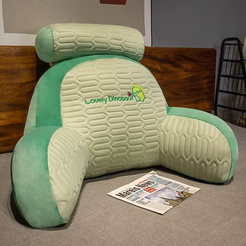 Grand coussin de dossier en Latex pour tête de lit et dortoir, oreiller de soutien et confortable po