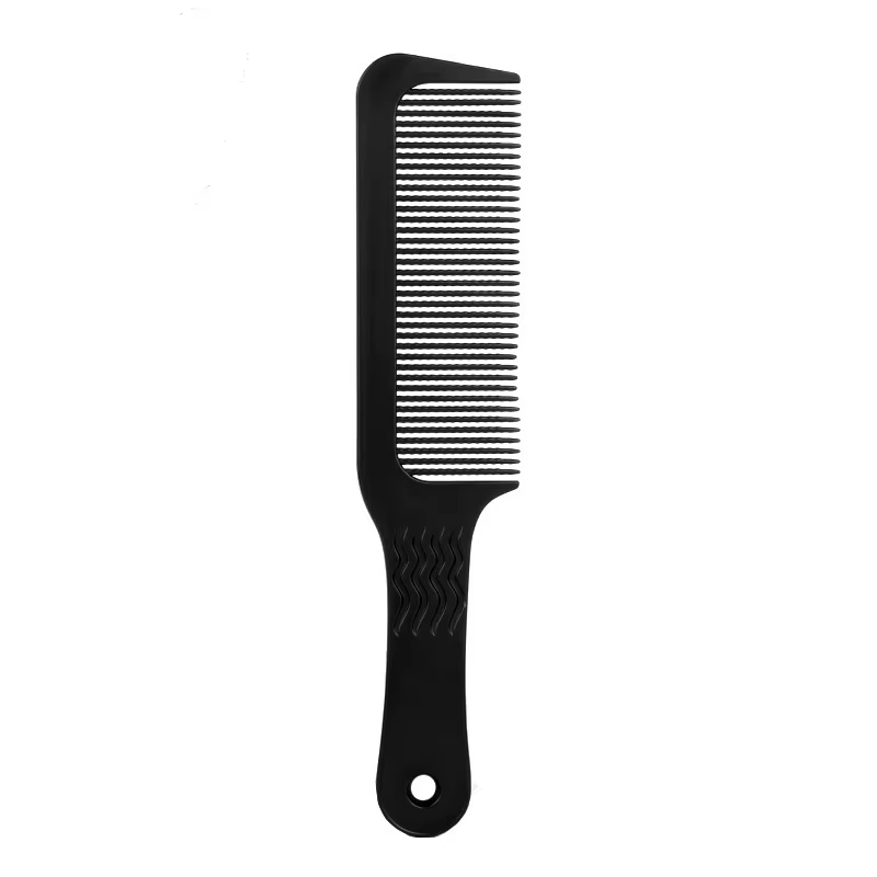 Peigne à cheveux de qualité salon - Peigne de barbier à dents arrondies ondulées, peigne de coiffage