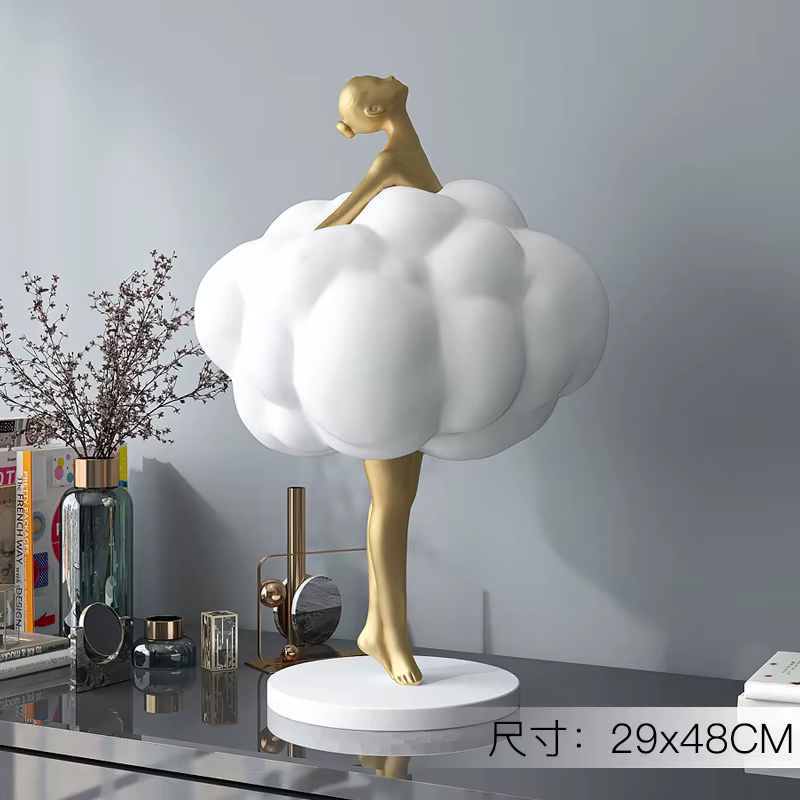 Décoration de salon créative pour personnes, porche, meuble TV, bureau, accessoires pour la maison, 