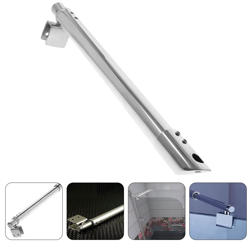 Portes de douche pour porte de baignoire, tige de traction, panneau de verre, tige de traction de po