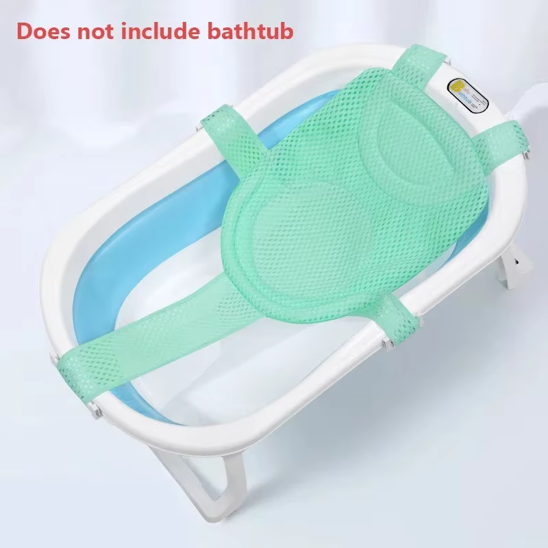Oreiller de baignoire pour nouveau-né, antidérapant, doux et confortable, coussin de corps, siège de
