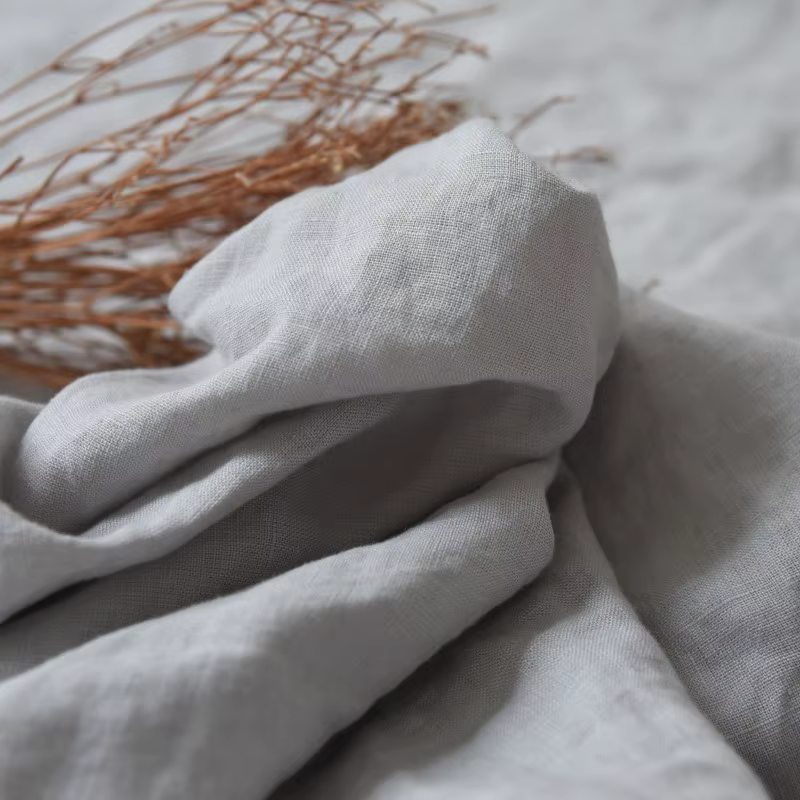 Drap-housse haut de gamme uni, 100 % lin, avec élastique, housse de matelas, possibilité de taille p