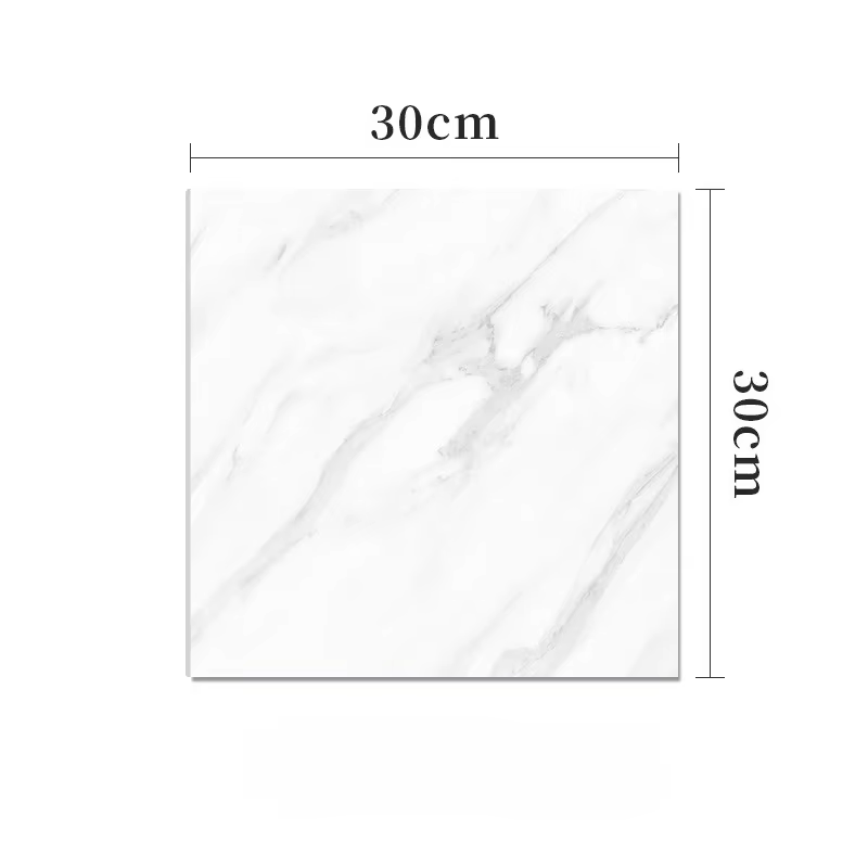 Autocollant mural en céramique imitation marbre, papier peint auto-adhésif imperméable pour cuisine,