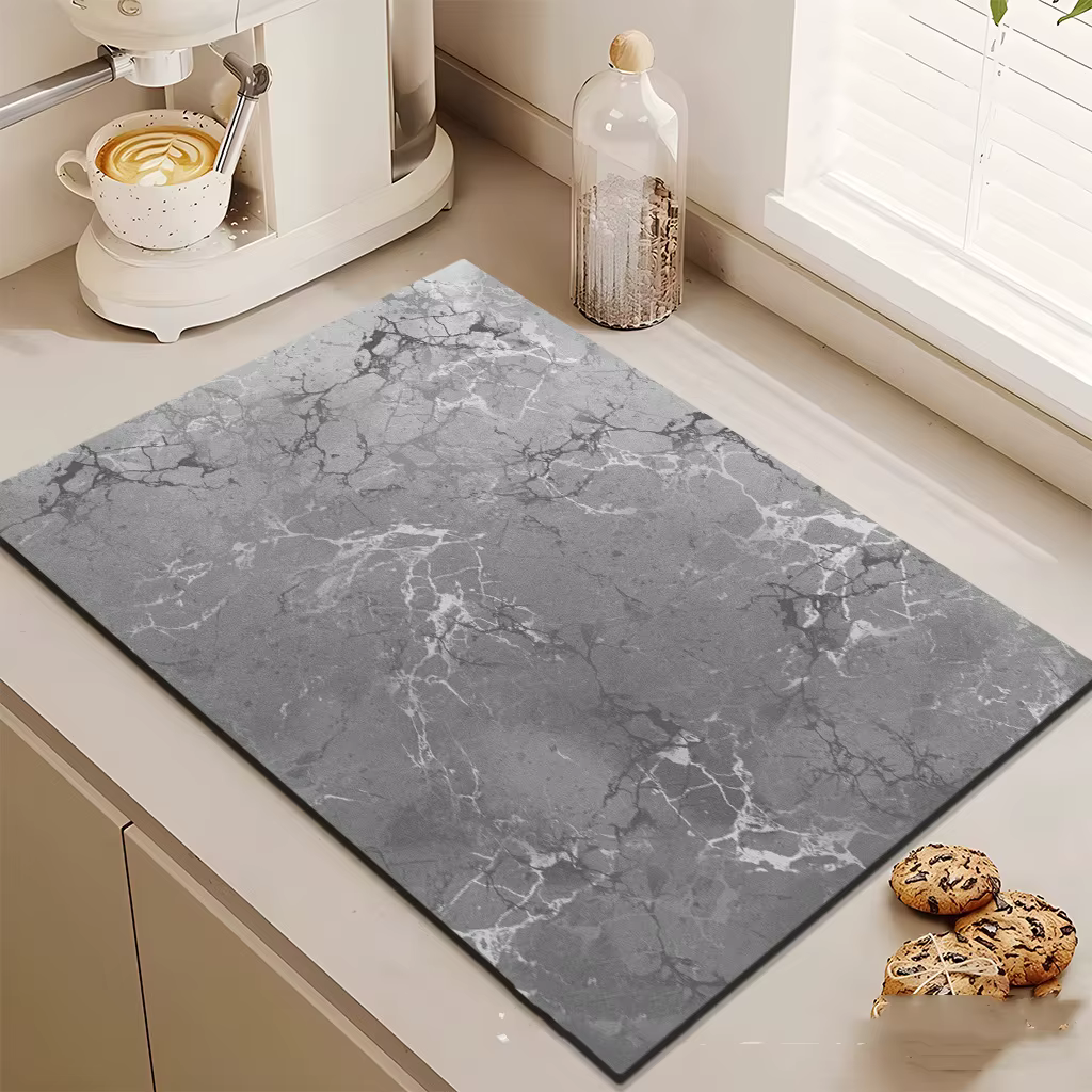 VIKmemorial-Polymères de Table Antidérapants Absorbants en Diatomite, Seau de Luxe à Doublure de Pro