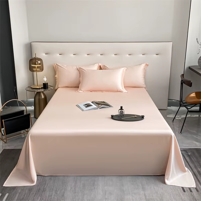 Drap plat 100% bambou pur, 1 pièce, 100% viscose issue de bambou biologique, drap de lit doux et raf