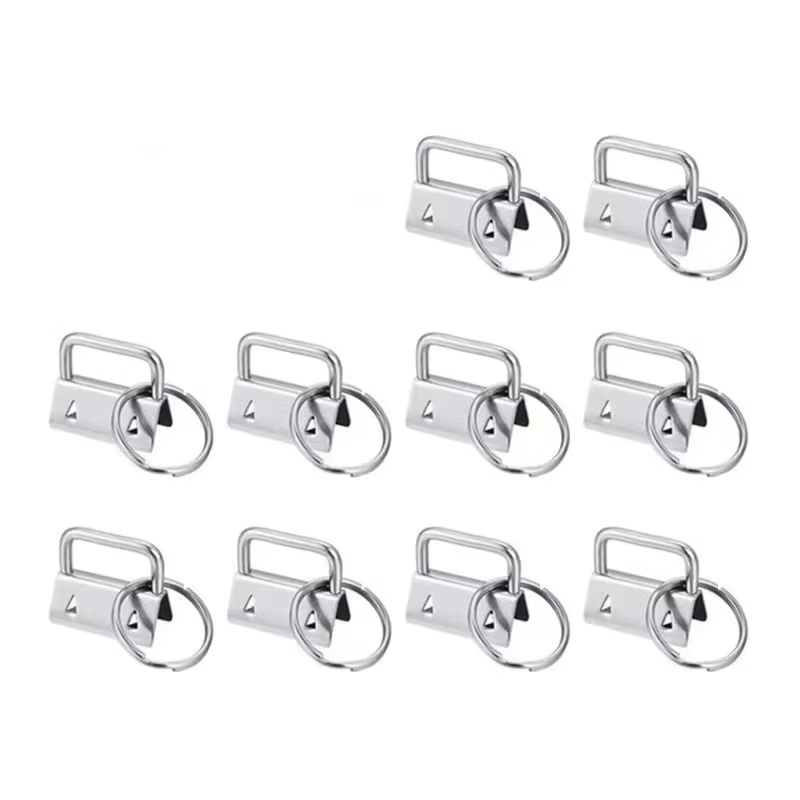 Ensemble de 10/20/40 pièces de clips de porte-clés décoratifs, accessoires de bricolage pour la fabr