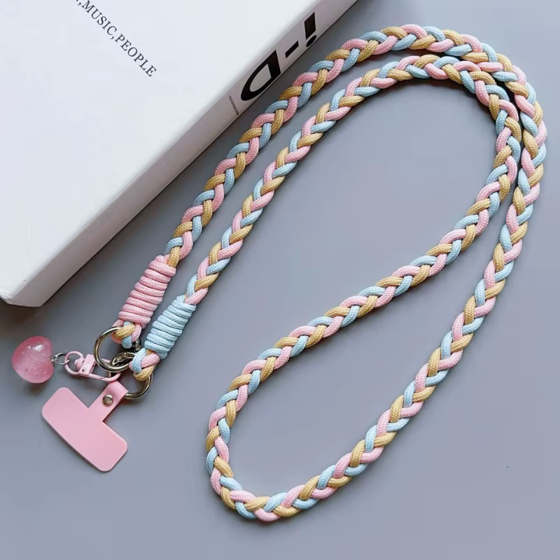 Lanière universelle créative pour téléphone portable, corde à bandoulière longue, sangle d'épaule, p