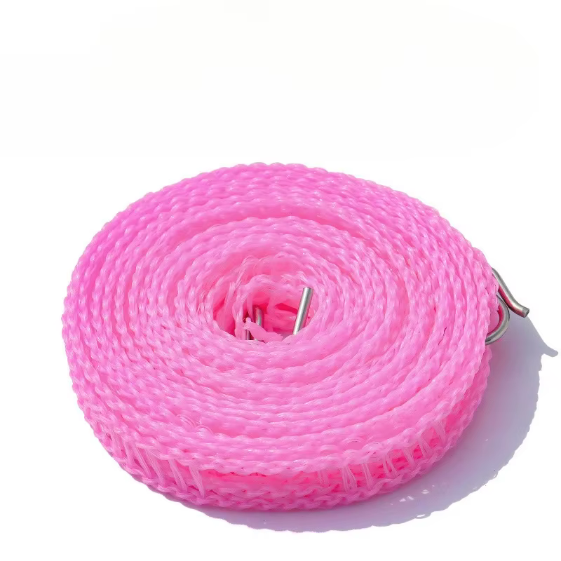 Corde à linge portable coordonnante, coupe-vent, type clôture, voyage en plein air, fournitures d'us
