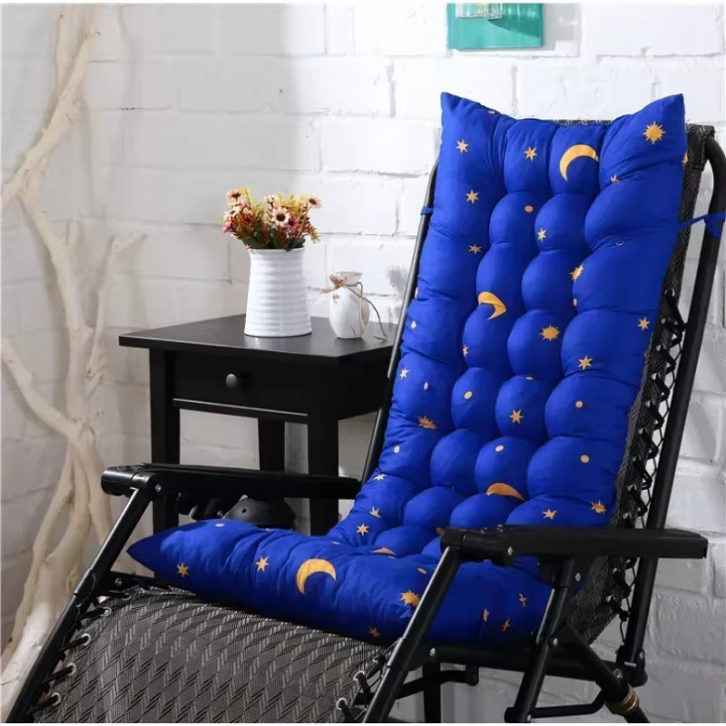 Coussin de chaise à bascule pour chaise de jardin extérieure, antidérapant, à dossier haut, pour cha
