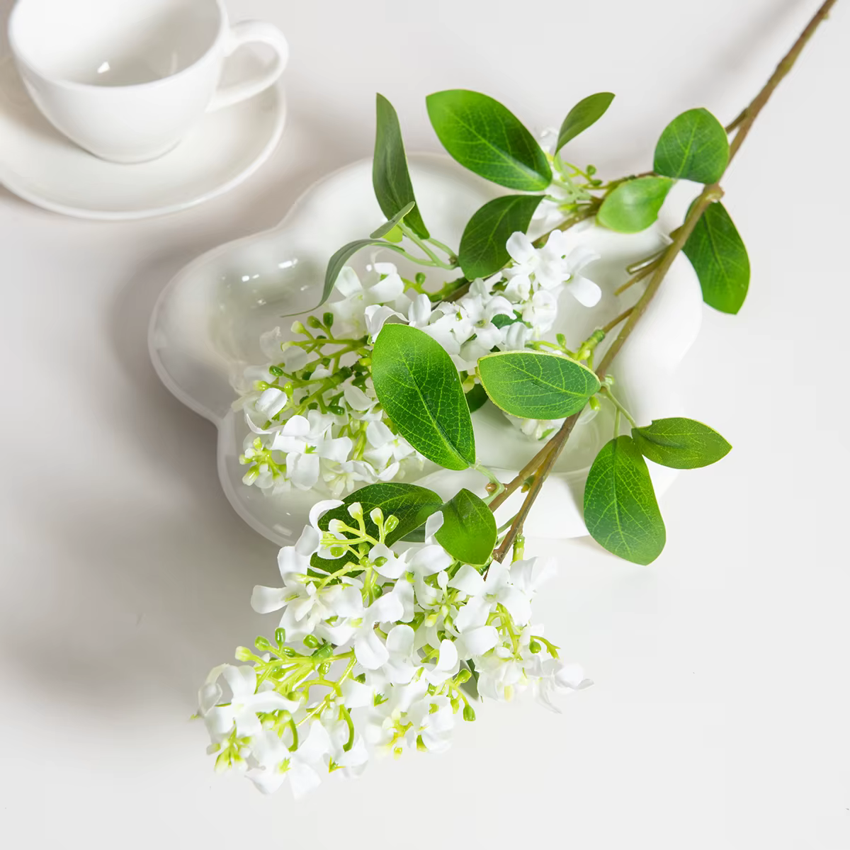 1Pc soie artificielle lilas fleur mariage nuptiale Bouquet maison salle extérieure cour jardin fête 
