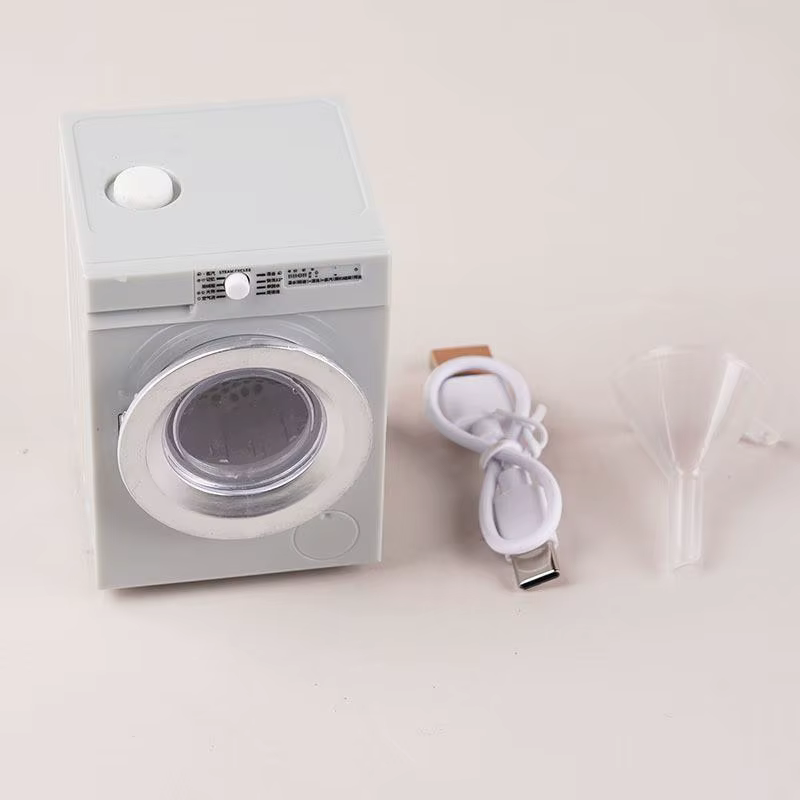 Lave-linge miniature rechargeable pour maison de poupée, 1 ensemble, échelle 1:12, appareil électrom