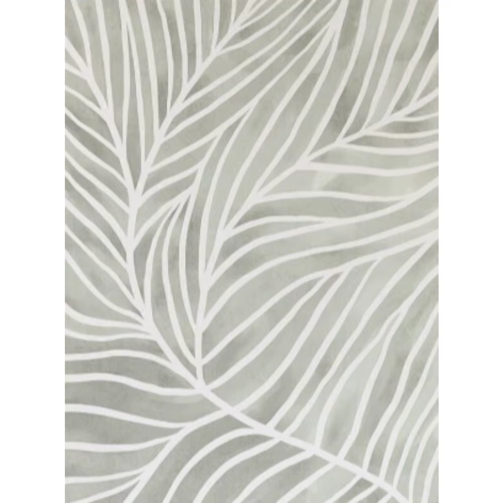 Ensemble d'art mural de feuilles vertes sauge, 1/2 pièces, imprimés aquarelle abstraits, tableau d'a