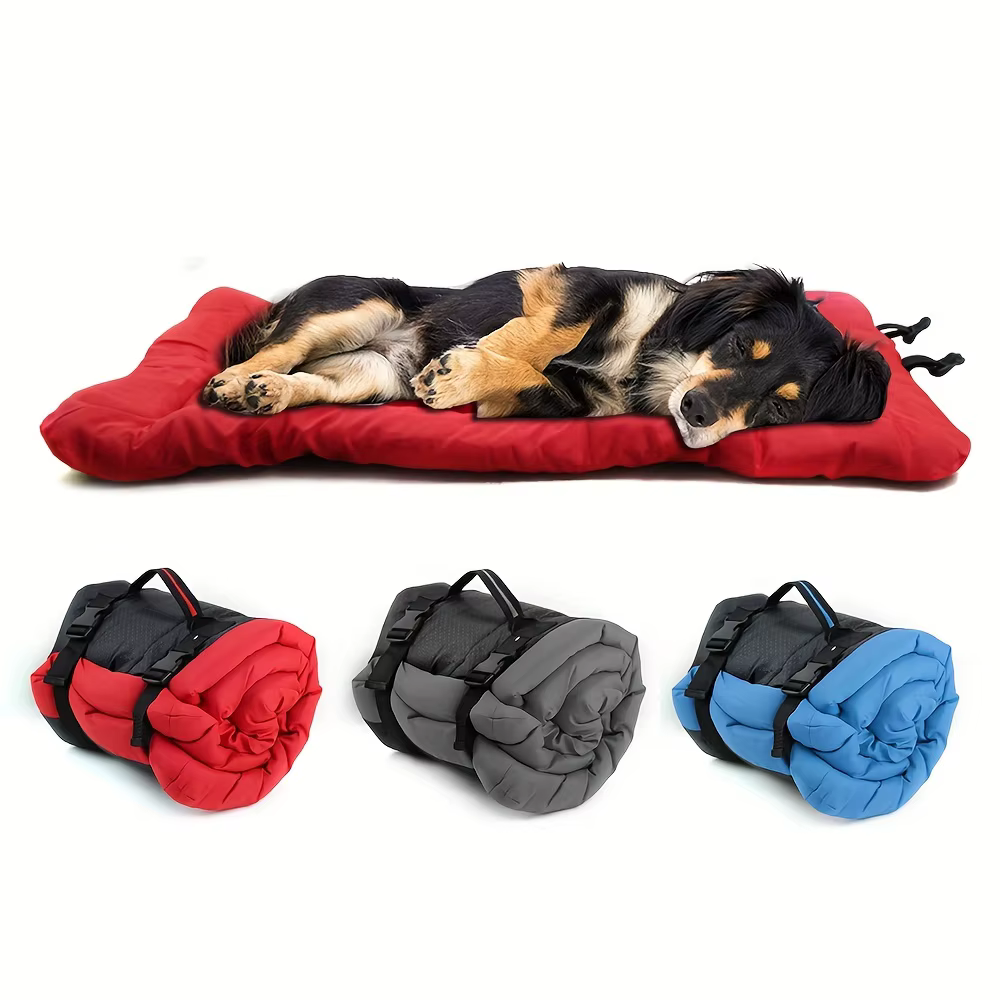 Coussin de lit antidérapant imperméable pour animaux de compagnie, lavable, matelas d'extérieur pour