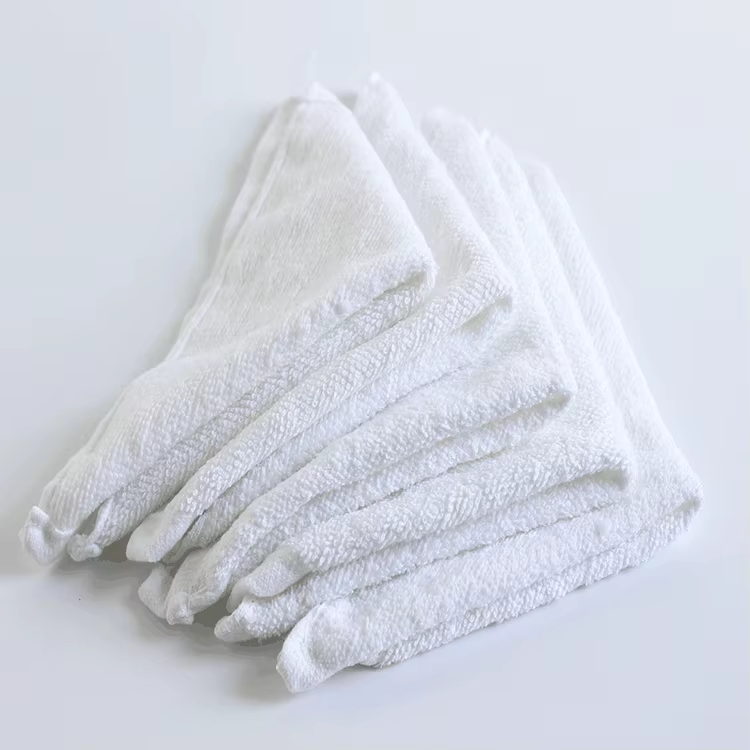 AhLoyalty 5 pièces/lot 25*25CM serviette carrée douce mouchoir visage main petites serviettes de bai